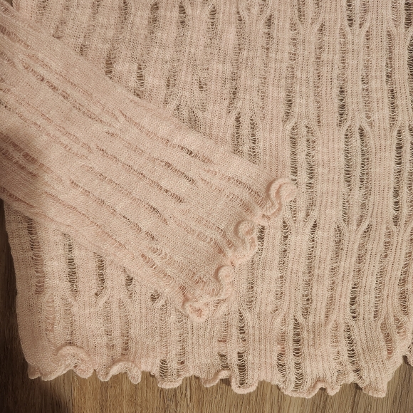 NWT RIHOAS Pink Knit Cardigan - Picture 5 of 5